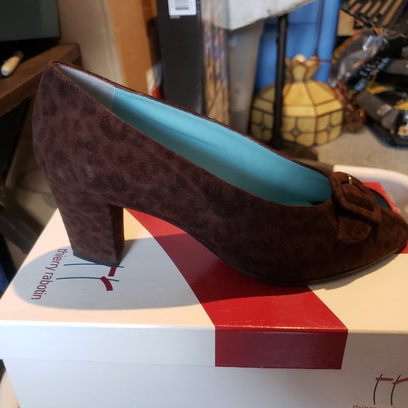 Thierry Rabotin Leopard Yasmin Heel size 10 - Picture 6 of 7